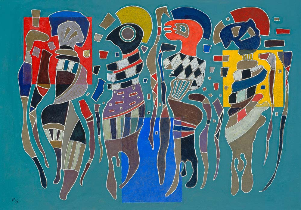 Four figures od Wassily Kandinsky