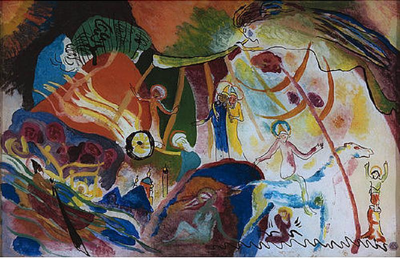 Allerheiligen II od Wassily Kandinsky