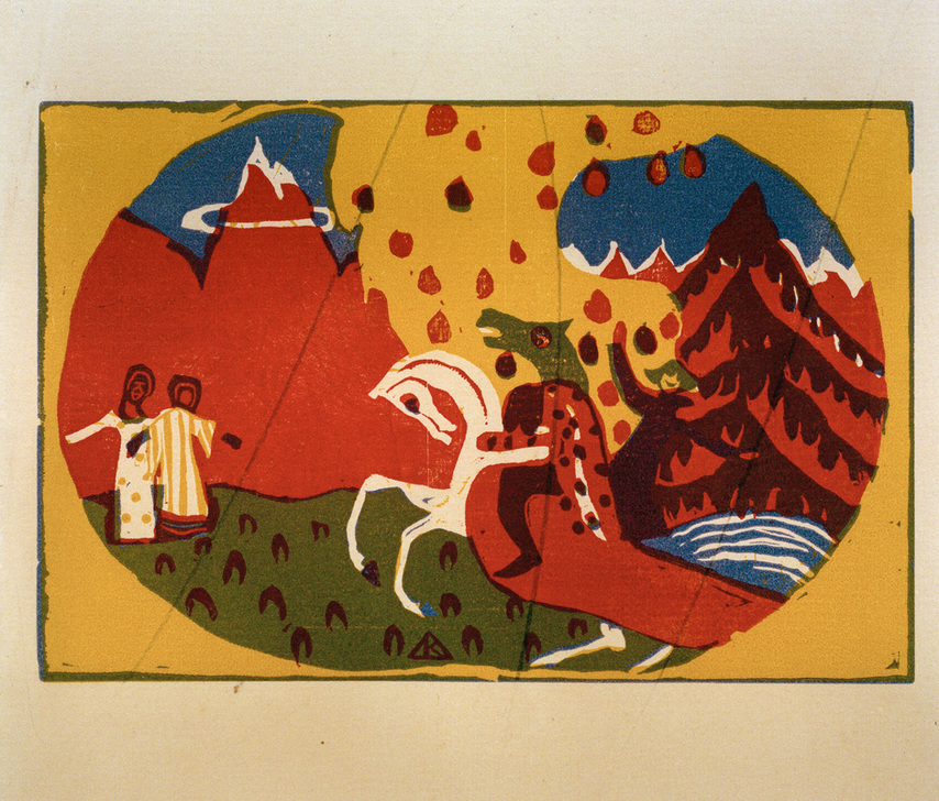 Berge od Wassily Kandinsky