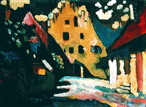 Castle Yard od Wassily Kandinsky