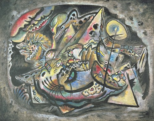 Composition: The Grey Oval od Wassily Kandinsky