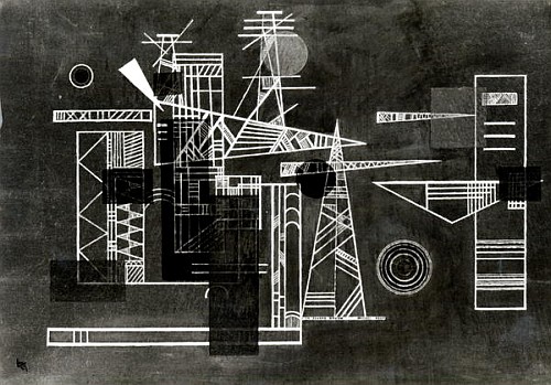 Construction with points od Wassily Kandinsky