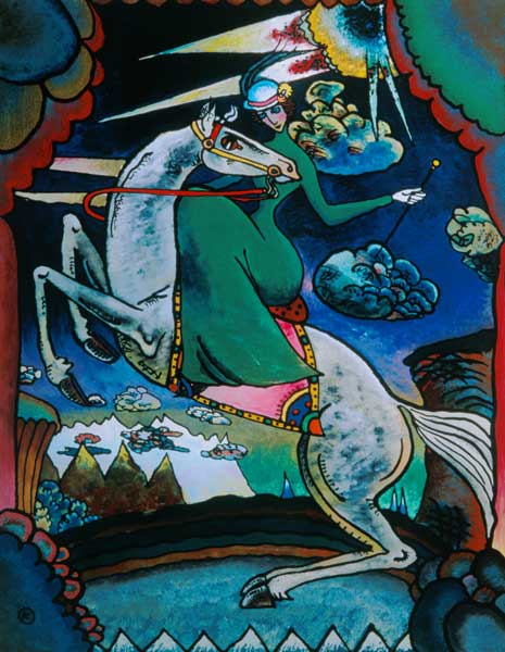 The Amazone in the mountains od Wassily Kandinsky