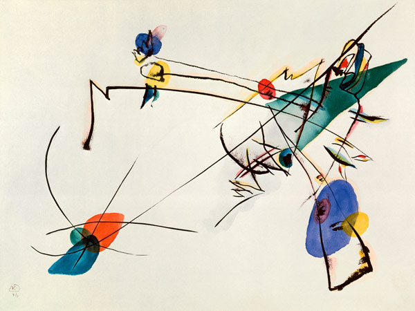 Simple Watercolour od Wassily Kandinsky
