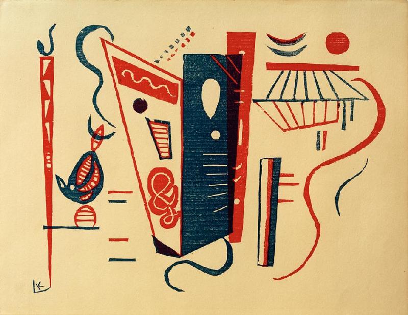 Woodcut for XX siècle od Wassily Kandinsky