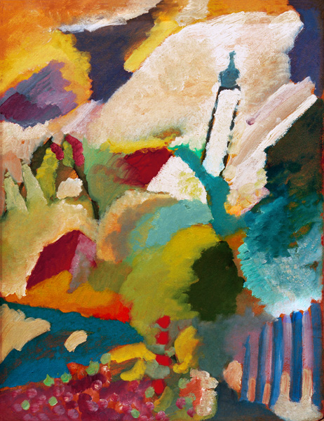 Murnau with church I od Wassily Kandinsky