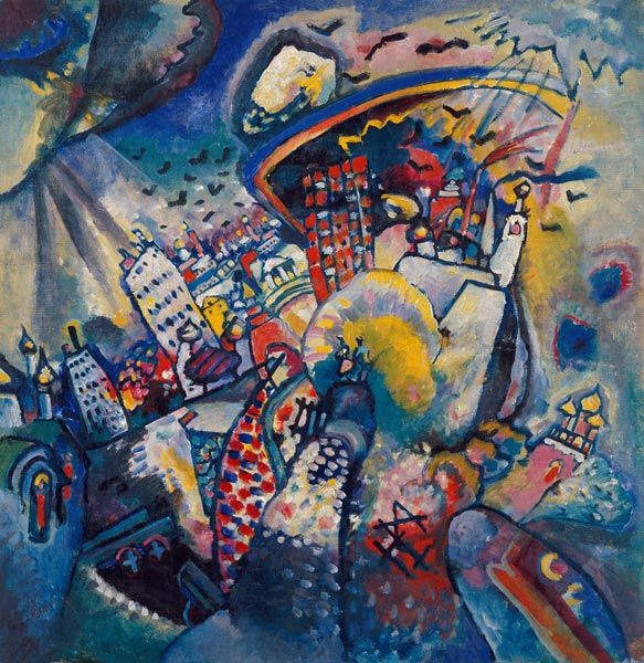 The red place in Moscow (Moscow I.) od Wassily Kandinsky