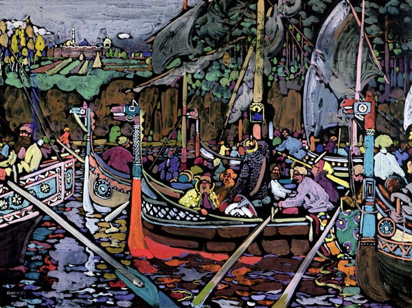 Song of the Volga od Wassily Kandinsky