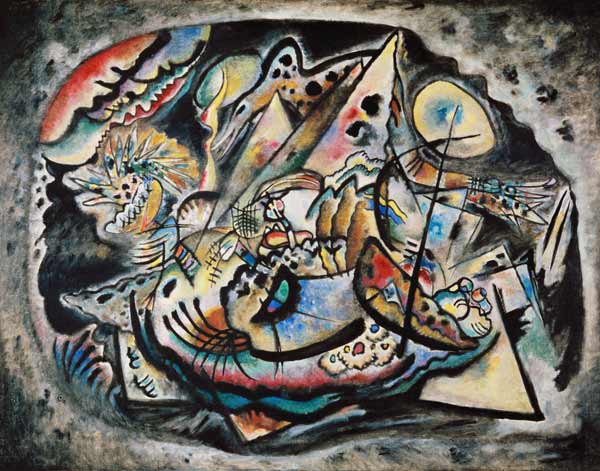 Komposition Graues Oval od Wassily Kandinsky