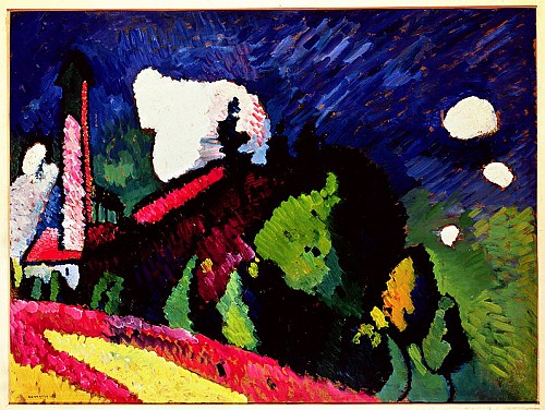 Landscape with a Steeple od Wassily Kandinsky