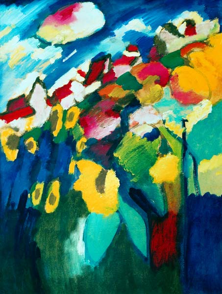 Murnau - The Garden II/ 1910 od Wassily Kandinsky