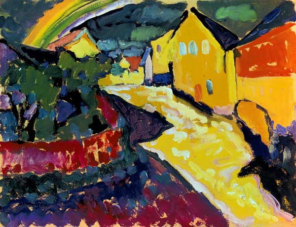 Murnau with rainbows od Wassily Kandinsky