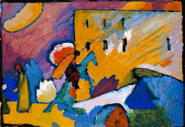 Rider over the bridge (improvisation III.) od Wassily Kandinsky