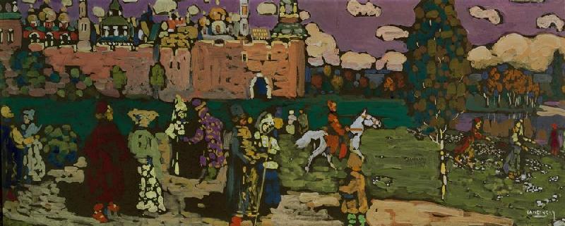 Russian Scene od Wassily Kandinsky