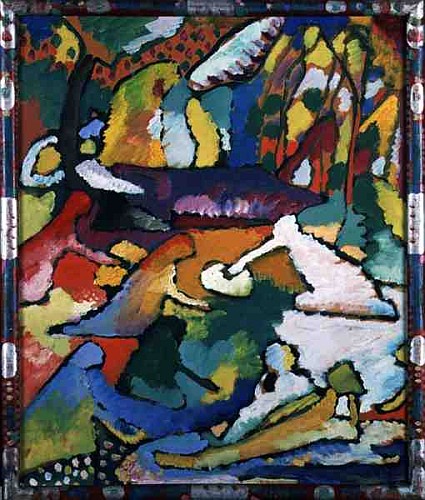 Sketch on Composition 2 (fragment) od Wassily Kandinsky