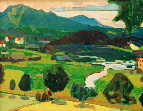 Murnau - View across Staffelsee od Wassily Kandinsky