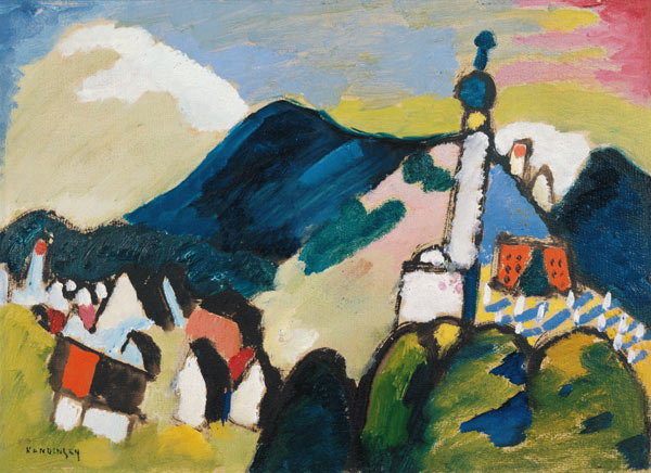 Study of Murnau with Church od Wassily Kandinsky