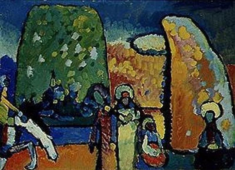 Study to improvisation 2 (funeral march) od Wassily Kandinsky