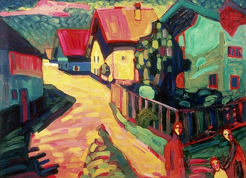 The Road to Murnau od Wassily Kandinsky