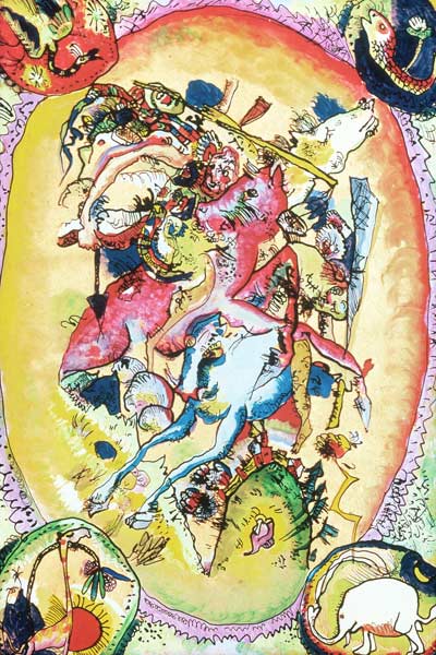 Apocalypse Riders  od Wassily Kandinsky