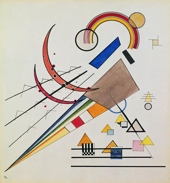 With the Triangle  od Wassily Kandinsky