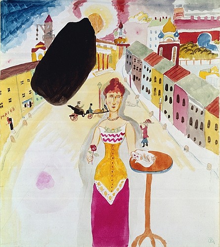 Woman in Moscow od Wassily Kandinsky