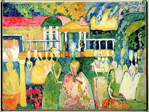 Women in Crinolines od Wassily Kandinsky