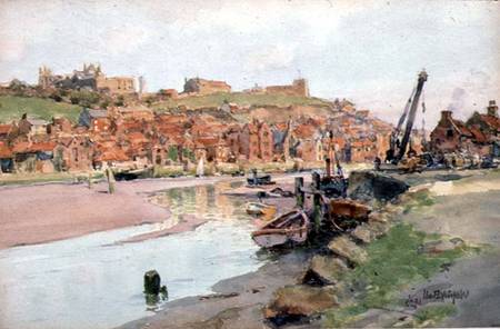 Rosy Evening, Whitby od Wilfred Williams Ball