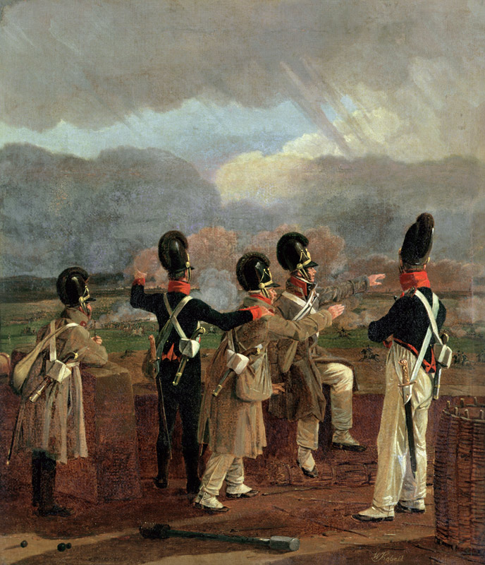 Soldiers on the Ramparts od Wilhelm Alexander Wolfgang von Kobell