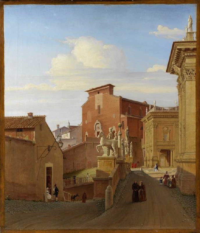 Ansicht des Kapitols in Rom od Wilhelm Brücke