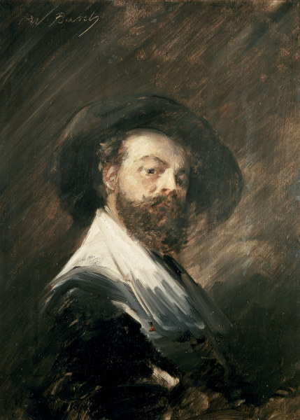 Wilhelm Busch , self-portrait. od Wilhelm Busch