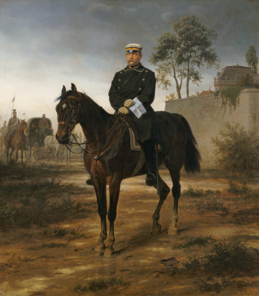 Bismarck before Paris od Wilhelm Camphausen