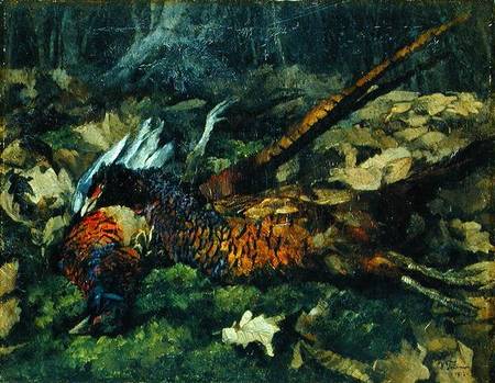Pheasants od Wilhelm Trubner