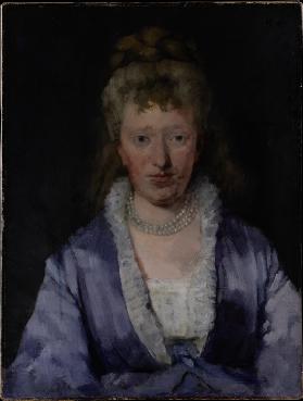 Portrait of a Dame with a Violet Dress