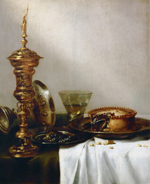 Breakfast still-life with chalice, 1634. od Willem Claesz Heda