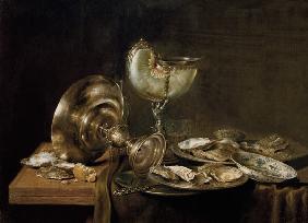 Heda , Still-life with Nautilus Cup