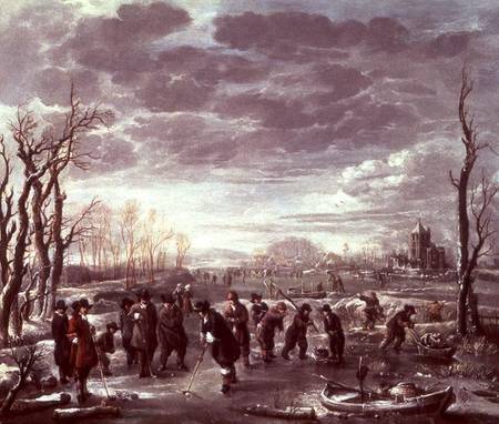 Winter Landscape od Willem Kool or Koolen