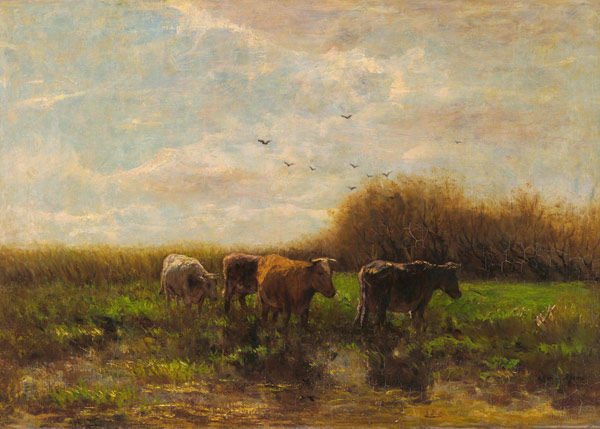 Cows at evening od Willem Maris