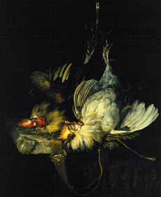 Two dead roosters od Willem van Aelst