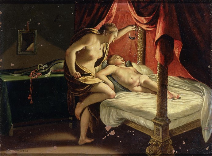 Cupid and Psyche od Willem van Mieris