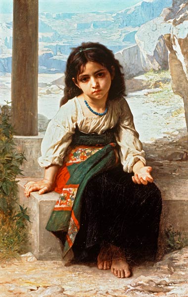Petite Mendiante od William Adolphe Bouguereau