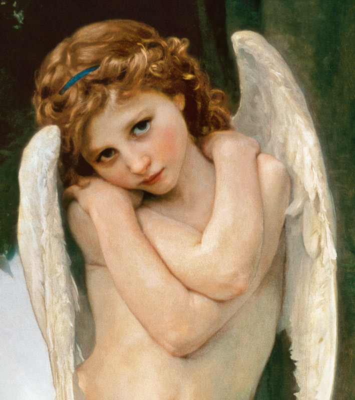 Cupidon detail od William Adolphe Bouguereau