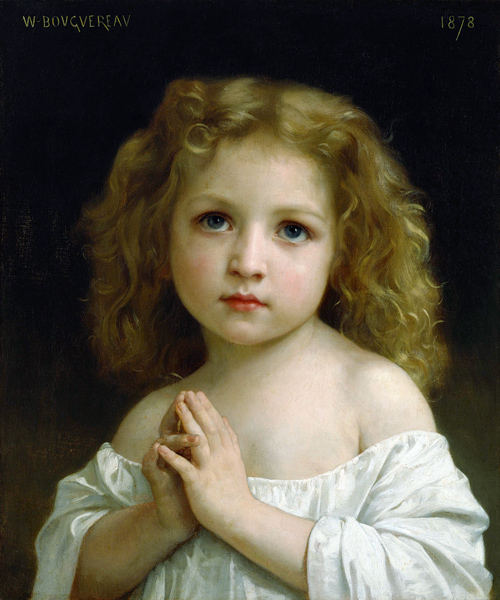 Little Girl od William Adolphe Bouguereau