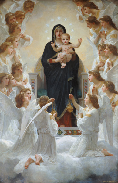 The Virgin with Angels od William Adolphe Bouguereau