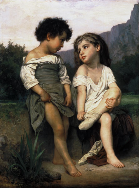 Les Jeunes Baigeneuses od William Adolphe Bouguereau