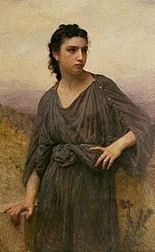 Portrait of a young woman. od William Adolphe Bouguereau