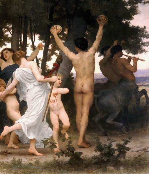 Girl Defending Herself Against Love od William Adolphe Bouguereau