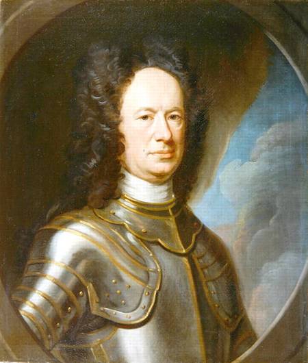 Portrait of Colonel Alexander Campbell of Finab (b.1669) od William Aikman