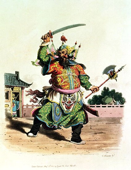 A Chinese Comedian, illustration from ''The Costume of China'' od William Alexander