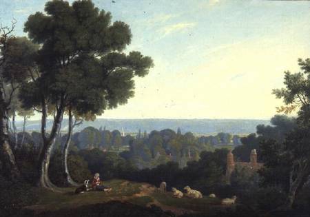Scene in the Vale of Marlow od William Alfred Delamotte